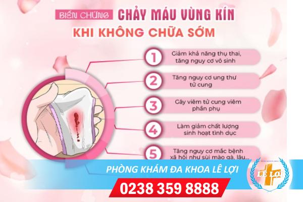 Chảy máu ở vùng kín và những nguyên nhân bệnh lý